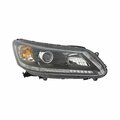 Geared2Golf Right Hand Headlamp Assembly for 2013-2015 Sedan Halogen Accord 2.4L GE1603849